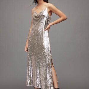 NWOT All Saints Hadley Sequin Dress